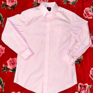 Jos. A. Bank Traveler Tailored Fit Dress Shirt Light Pink 16-33
